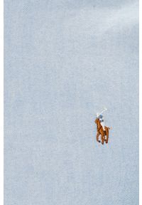 Polo Ralph Lauren - Koszula 710549084007. Typ kołnierza: polo. Kolor: niebieski. Materiał: tkanina #4