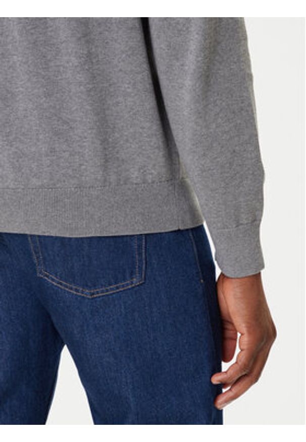 Calvin Klein Jeans Sweter LV04RC309G Szary Regular Fit. Kolor: szary. Materiał: bawełna