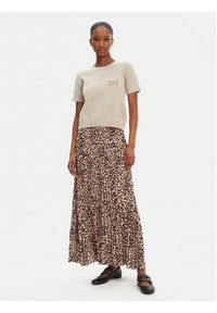 Munthe Sweter Pantas 252160425270 Beżowy Regular Fit. Kolor: beżowy. Materiał: syntetyk #3