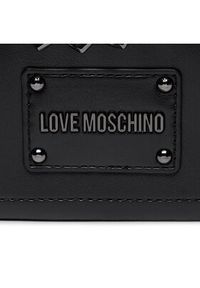 Love Moschino - LOVE MOSCHINO Torebka JC4125PP1ILN100B Czarny. Kolor: czarny. Materiał: skórzane