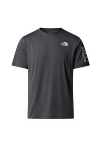 Koszulka męska The North Face Graphic 0A8DZCRHI1 - szara. Kolor: szary. Materiał: materiał, poliester. Długość rękawa: krótki rękaw. Długość: krótkie. Sport: fitness #1
