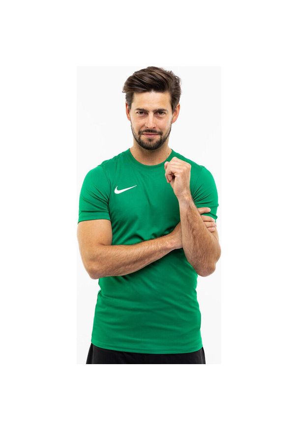 Koszulka sportowa męska Nike Dry Park VII JSY SS. Kolor: zielony
