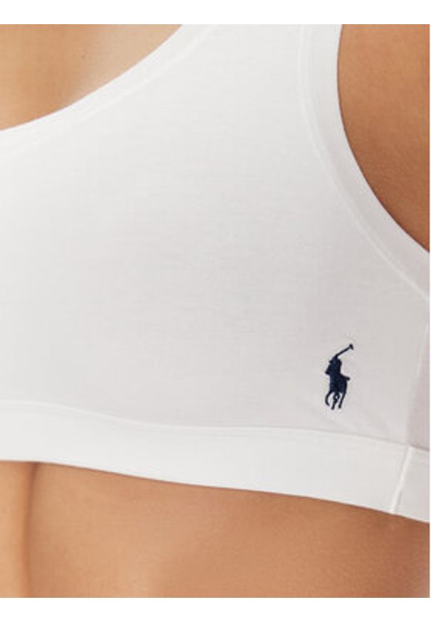 Polo Ralph Lauren Biustonosz top 4P0498 Biały. Kolor: biały. Materiał: bawełna