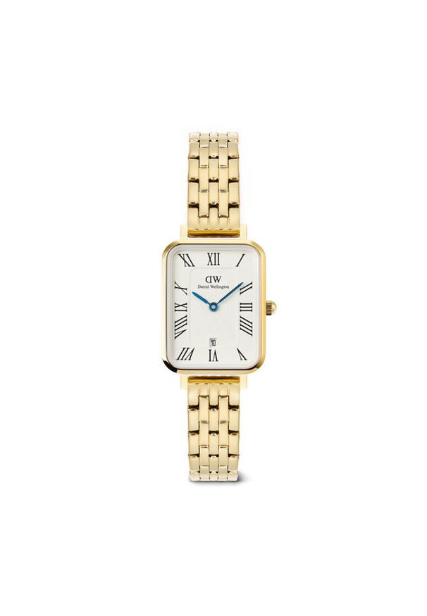 Daniel Wellington Zegarek Quadro DW00100861 Złoty. Kolor: złoty