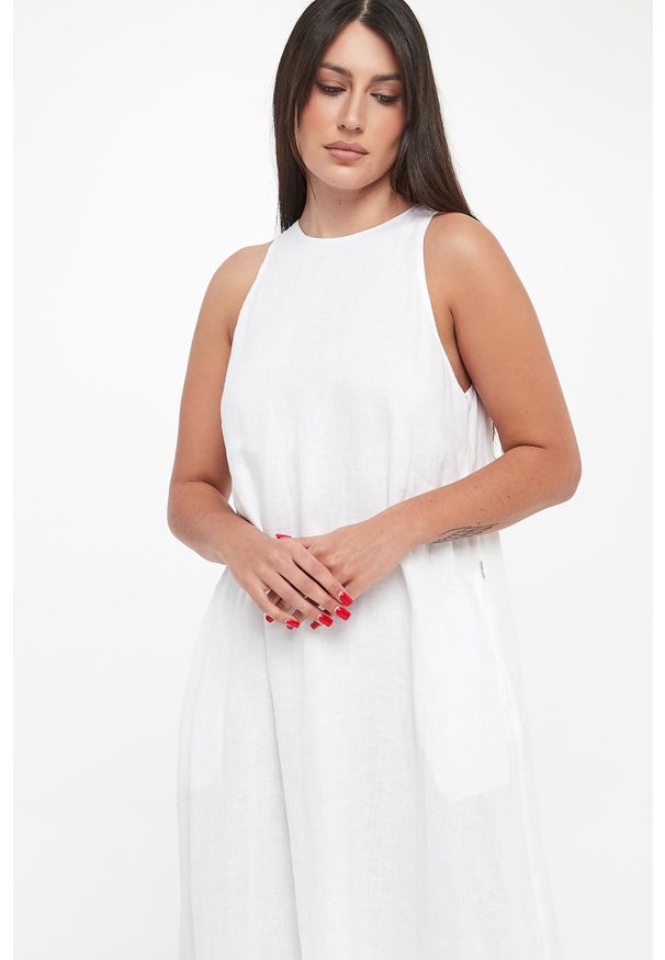 Ecoalf - Sukienka lniana Ukara ECOALF. Materiał: len