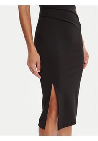 Rinascimento Sukienka koktajlowa CFC0125330003 Czarny Slim Fit. Kolor: czarny. Materiał: syntetyk. Styl: wizytowy