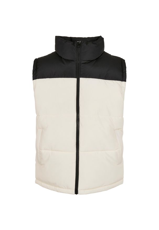 Kurtka Urban Classics block puffer. Kolor: czarny, biały, wielokolorowy. Materiał: puch