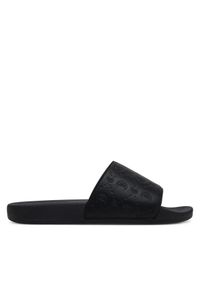 Klapki Just Cavalli. Kolor: czarny