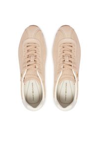 TOMMY HILFIGER - Tommy Hilfiger Sneakersy Th Bella Low Runner Suede FW0FW09189 Różowy. Kolor: różowy. Materiał: zamsz, skóra #2