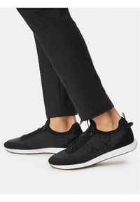 Calvin Klein Jeans Sneakersy Retro Runner Sock Laceup Mix YM0YM01414 Czarny. Kolor: czarny. Materiał: materiał #1