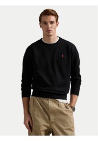 Polo Ralph Lauren Bluza 710766772001 Czarny Regular Fit. Typ kołnierza: polo. Kolor: czarny. Materiał: bawełna #1