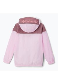 columbia - Kurtka przeciwwiatrowa dziecięca Columbia Challenger Windbreaker. Kolor: różowy