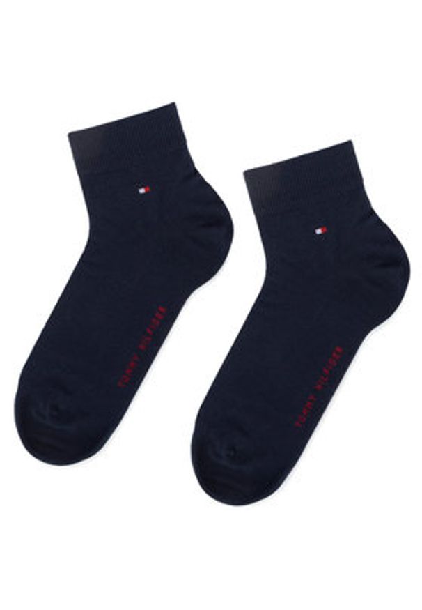 TOMMY HILFIGER - Tommy Hilfiger Zestaw 2 par niskich skarpet męskich 342025001 Granatowy. Kolor: niebieski. Materiał: materiał