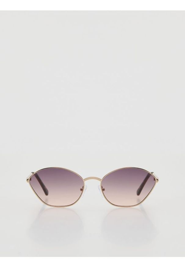 Reserved - Okulary przeciwsłoneczne - złoty. Kolor: złoty