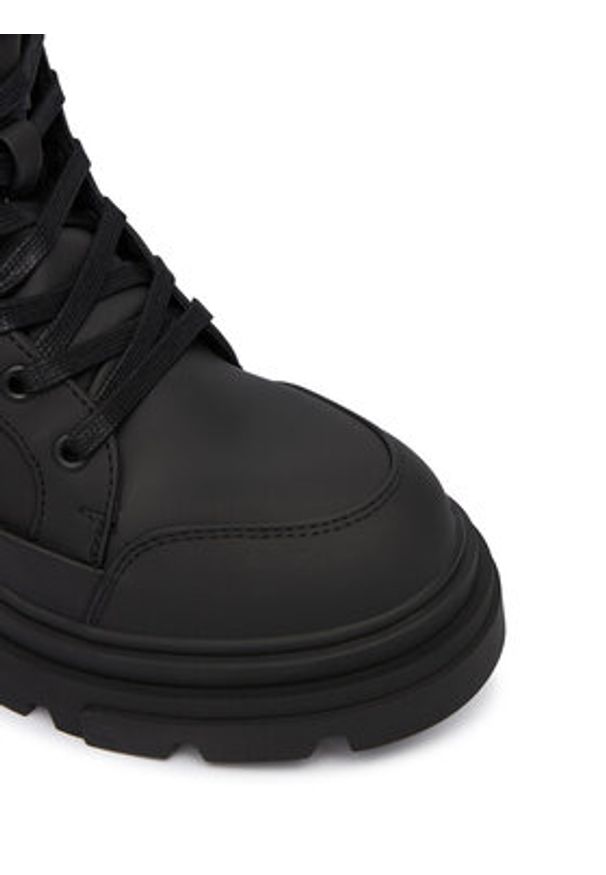 TOMMY HILFIGER - Tommy Hilfiger Trzewiki Tommytech Water Repellent Laceup FW0FW09161 Czarny. Kolor: czarny. Materiał: skóra