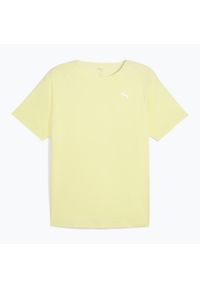 Puma - Koszulka do biegania męska PUMA Run Cloudspun Tee. Kolor: żółty. Sport: bieganie