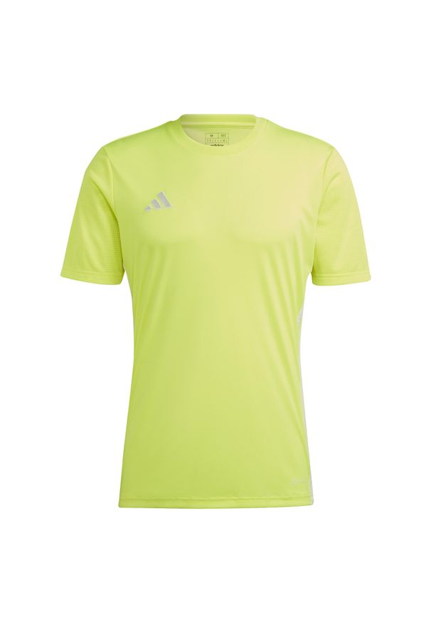 Adidas - Koszulka męska adidas Tabela 23 Jersey. Kolor: żółty. Materiał: poliester. Sport: piłka nożna