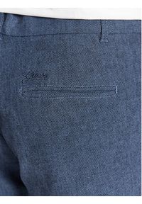 Guess Spodnie materiałowe Myron M3GB01 WFB10 Granatowy Regular Fit. Kolor: niebieski. Materiał: bawełna