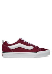 Vans Tenisówki Knu Skool VN000D22ZCF1 Bordowy. Kolor: czerwony. Materiał: materiał