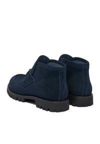 Badura Półbuty EO-ASPEN-LT221-451-3 Granatowy. Kolor: niebieski. Materiał: zamsz, skóra