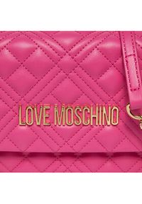 Love Moschino - LOVE MOSCHINO Torebka JC4097PP1ILA0615 Różowy. Kolor: różowy. Materiał: skórzane