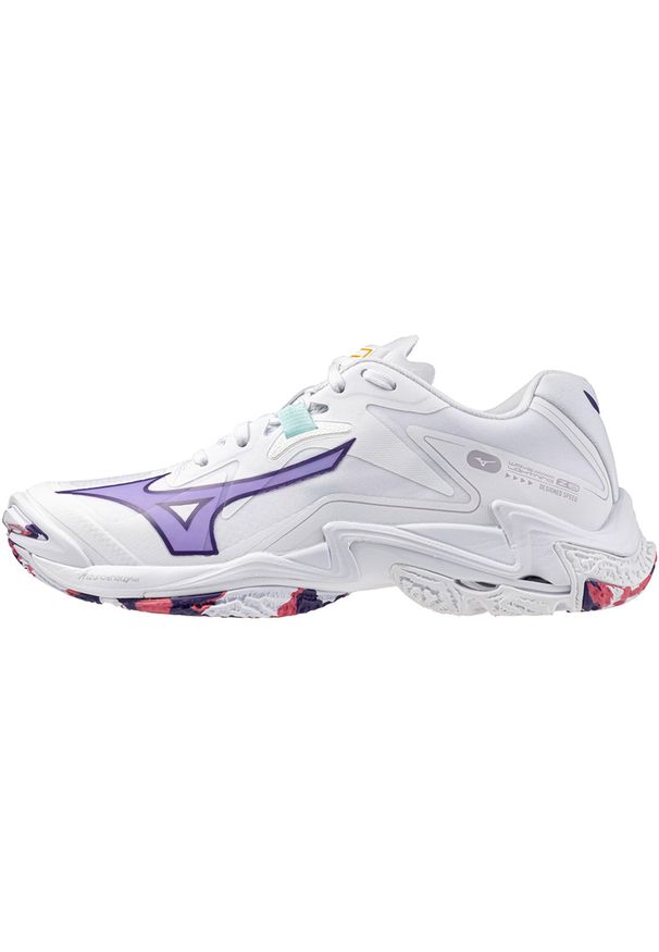 Damskie buty halowe Mizuno Wave Lightning Z. Kolor: niebieski, biały, wielokolorowy. Model: Mizuno Wave. Sport: siatkówka