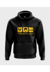 MegaKoszulki - Bluza z kapturem Triatlon. Typ kołnierza: kaptur #1