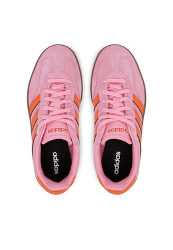 Adidas - adidas Sneakersy Barreda Shoes JR1200 Różowy. Kolor: różowy. Materiał: zamsz, skóra