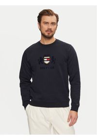 TOMMY HILFIGER - Tommy Hilfiger Bluza Icon MW0MW38349 Granatowy Regular Fit. Kolor: niebieski. Materiał: bawełna #1