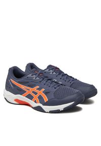 Asics Buty halowe Gel-Rocket 11 1071A091 Granatowy. Kolor: niebieski. Materiał: materiał