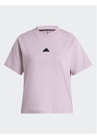 Adidas - adidas T-Shirt Z.N.E. IP1553 Fioletowy Regular Fit. Kolor: fioletowy. Materiał: bawełna #4