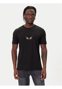 Hugo - HUGO T-Shirt Dugolini 50549154 Czarny Regular Fit. Kolor: czarny. Materiał: bawełna #1