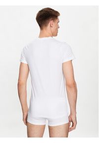 HOM T-Shirt 401330 Biały Regular Fit. Kolor: biały. Materiał: bawełna