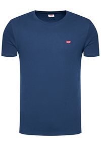 Levi's® T-Shirt The Original 56605-0017 Granatowy Regular Fit. Kolor: niebieski. Materiał: bawełna