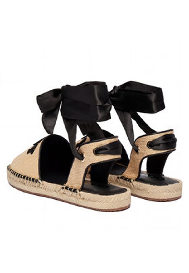 DKNY Espadryle Madelise K2612113 Brązowy. Kolor: brązowy. Materiał: materiał