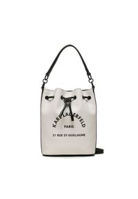 Karl Lagerfeld - KARL LAGERFELD Torebka 230W3197 Biały. Kolor: biały. Materiał: skórzane #1
