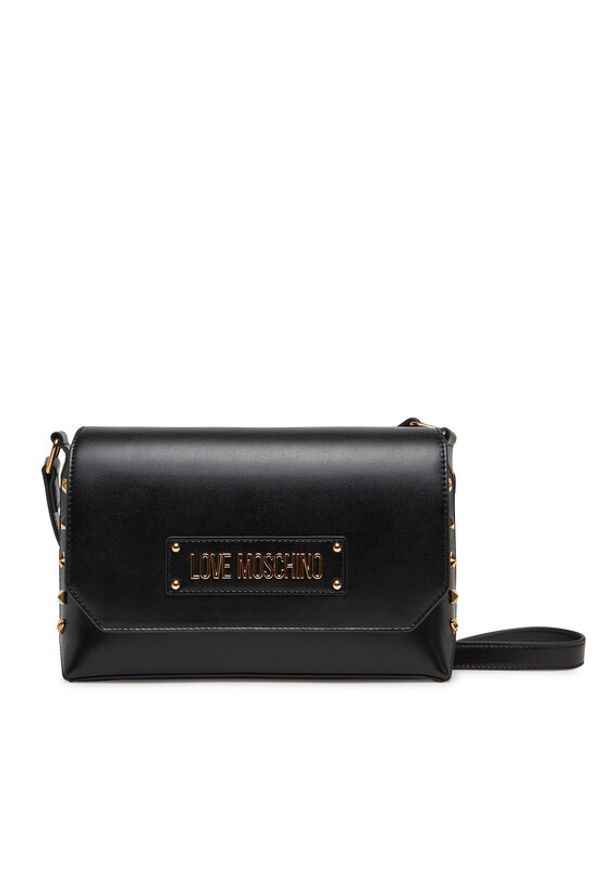 Love Moschino - LOVE MOSCHINO Torebka JC4273PP0MKH0000 Czarny. Kolor: czarny. Materiał: skórzane