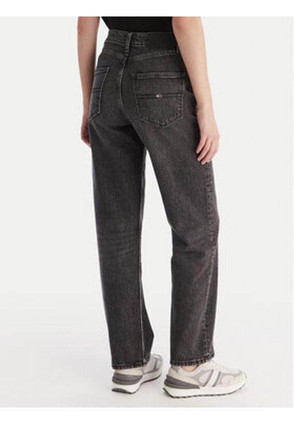 Tommy Jeans Jeansy Layla DW0DW20646 Czarny Straight Fit. Kolor: czarny