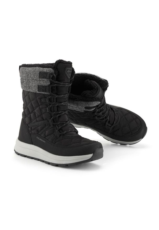 ALPINE PRO - Buty damskie zimowe ocieplane wodoodporne Alpine Pro Kowa. Kolor: czarny. Sezon: zima