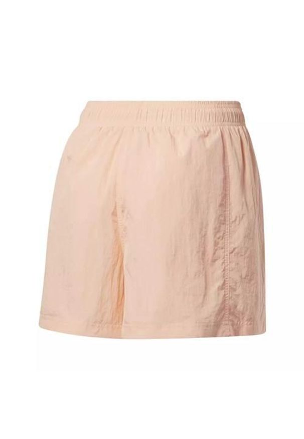 Spodnie treningowe damskie Reebok Bermuda. Kolor: biały. Długość: krótkie