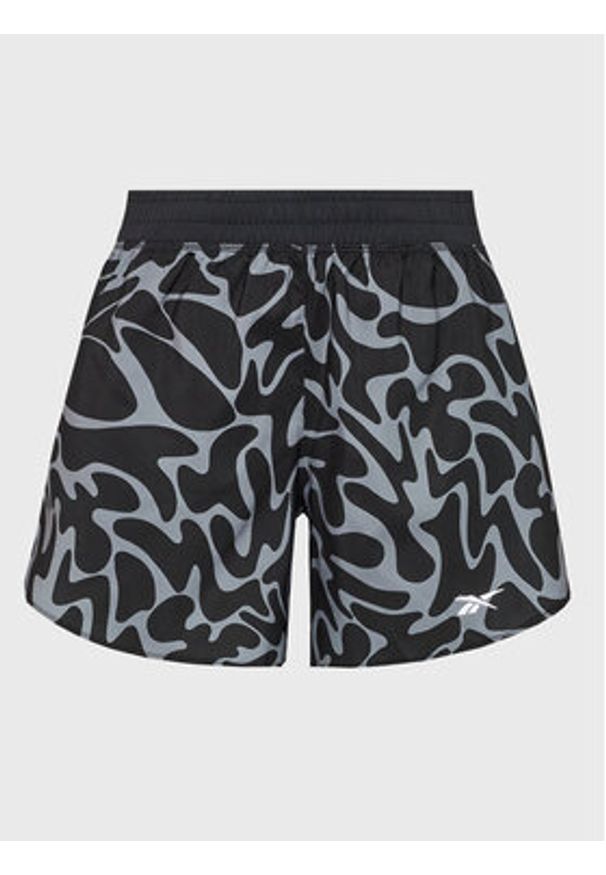 Reebok Szorty sportowe Running HH8020 Czarny Slim Fit. Kolor: czarny. Materiał: syntetyk. Sport: bieganie
