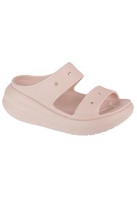 Klapki damskie Crocs 2076706UR. Kolor: różowy. Materiał: guma, syntetyk, materiał