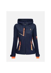 Damska kurtka wodoodporna Aulp Fecla. Kolor: niebieski. Sport: turystyka piesza #1