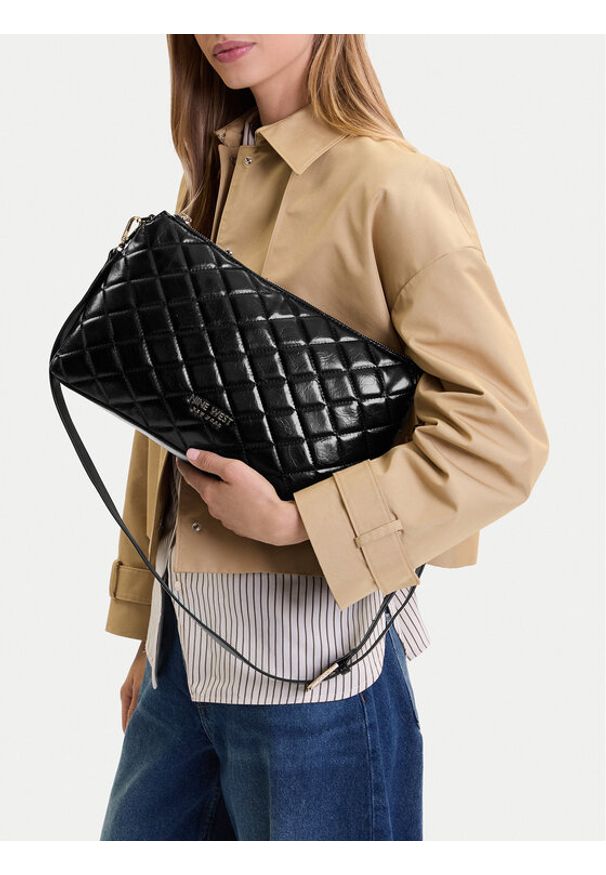 Nine West Torebka CEO-AGATHA-LA482-3035 Czarny. Kolor: czarny