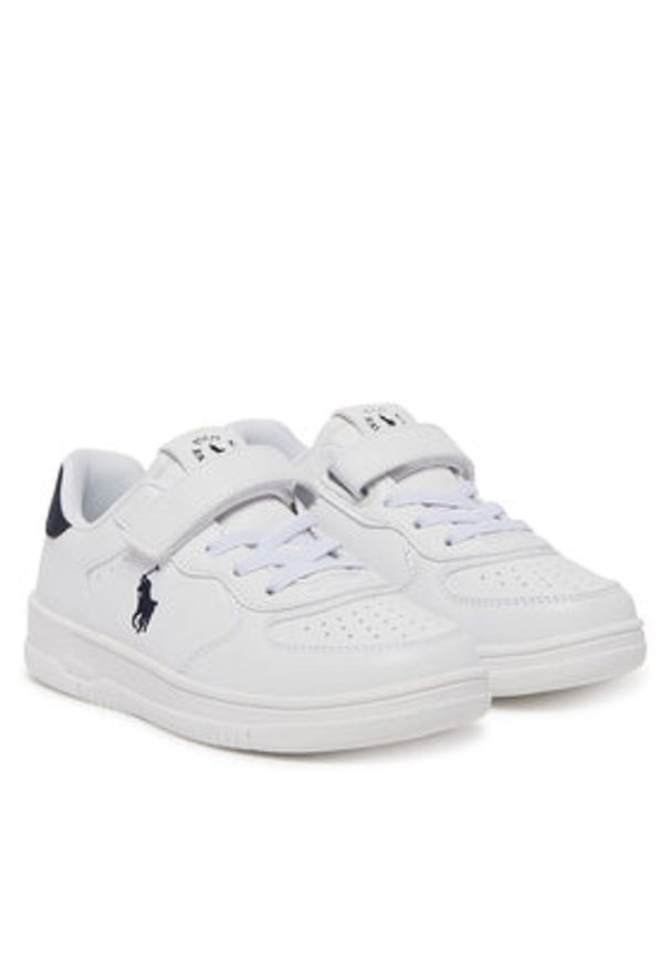 Polo Ralph Lauren Sneakersy Masters Court Ps RL02438102 Biały. Kolor: biały. Materiał: skóra
