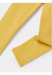 Mayoral Legginsy 748 Żółty Slim Fit. Kolor: żółty. Materiał: bawełna #2