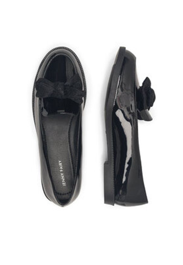 Jenny Fairy Loafersy EVEY WYL1520-6 Czarny. Kolor: czarny. Materiał: materiał