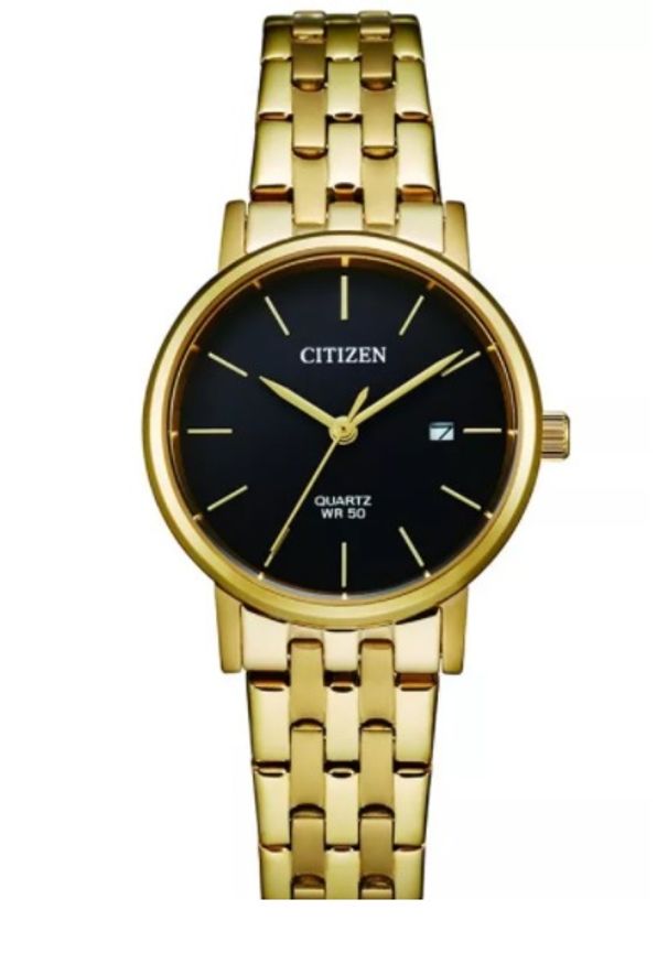 Zegarek Damski CITIZEN ELEGANCE EU6092-59E. Rodzaj zegarka: analogowe. Materiał: materiał. Styl: klasyczny, elegancki