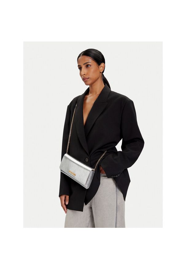 Love Moschino - Torebka LOVE MOSCHINO. Kolor: srebrny