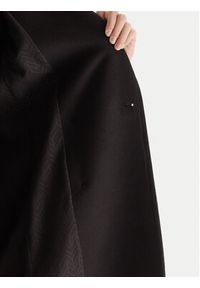 Patrizia Pepe Płaszcz wełniany 2O0195 A171 Czarny Regular Fit. Kolor: czarny. Materiał: wełna